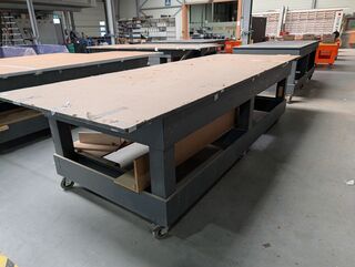 2x Verrijdbare werkbank