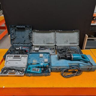 6x Elektrisch gereedschap o.a. Makita en Bosch
