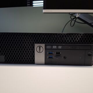 Computer met 2x monitor Dell, Optiplex 5040