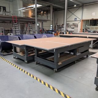 2x  Verrijdbare werkbank