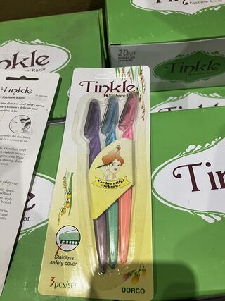 Ca. 280x Wenkbrauw scheermesjes, Tinkle
