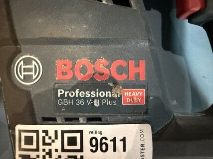 Accu boorhamer SDS-plus, Bosch, GBH 36 VF-LI Plus, blauw/zwart