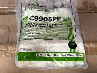 Ca. 2000x Cleanroom handschoenen SHOWA