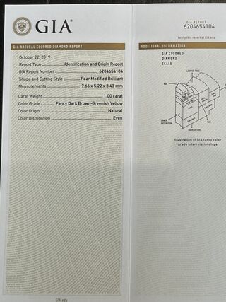 Diamant – 1.00 carat natuurlijk diamant (gecertificeerd)