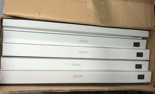 Ca. 20x Kabelgoot aluminium, Kopen Voor Weinig, zwart, 100 cm