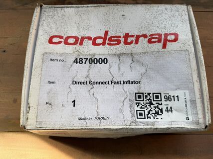 Persluchtvulpistool, Cordstrap, Direct Connect Fast Inflator, zwart/ro
