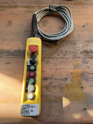 Bedieningspendel, Schneider Electric, XAC-A 08, geel, IP65 – met kabel