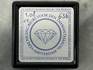 Diamant – 1.08 carat natuurlijke diamant
