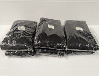 6x Dames fleece winter thermo legging panty, Gianvaglia, zwart, S/M