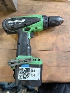 Accu schroefboormachine, Hitachi, DS18DVB, groen/zwart