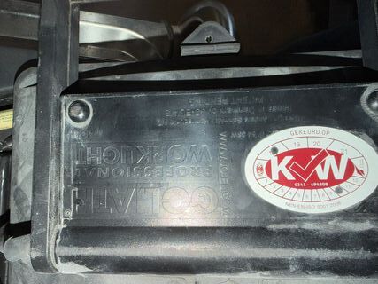 Professionele bouwlamp, Goliath, Professional Worklight, zwart
