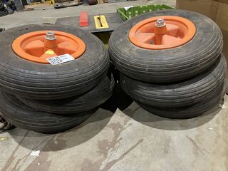 6x Kruiwagenwielen