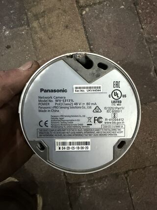 IP-domecamera, Panasonic, WV-S3131L, Wit