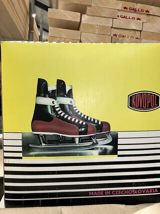 Ca. 20x Paar hockeyschaatsen, Kopovol, rood zwart