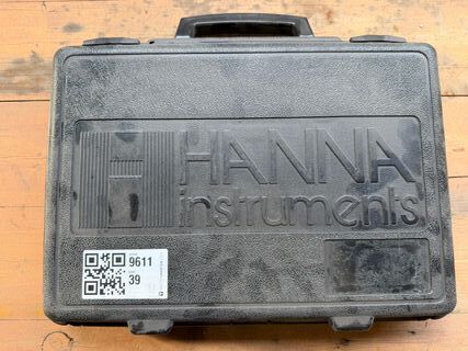 Digitale pH-meter in koffer, Hanna Instruments, HI 991001, zwart, met