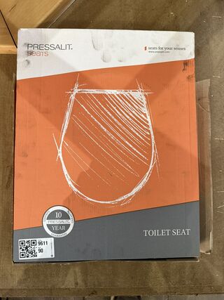 Toiletzitting met deksel, Pressalit, Seats, wit, met doos