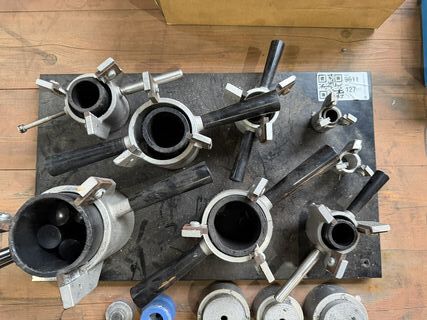 Opspangereedschap / klemmenset, Multi-adapter montage, zilver/zwart