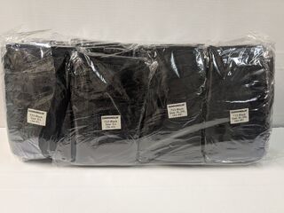 Ca. 12x Dames fleece winter thermo legging panty, Gianvaglia, zwart, S