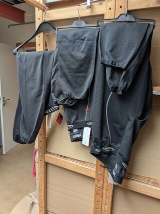 3x Motor onderkleding, Cold Killers, zwart, mt XXL