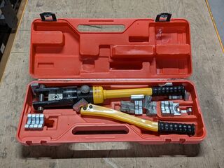 Hydraulische krimptang, YQK-300, incl. divers gereedschap