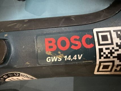 Accu haakse slijper, Bosch, GWS 14,4 V, blauw/zwart