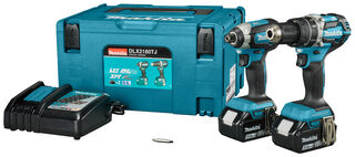 Boormachine + slagschroevendraaier Makita, Makita DLX2180TJ