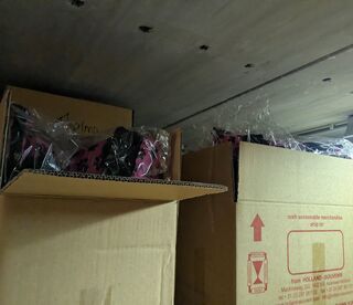 Ca. 15x Transporttas dieren, roze