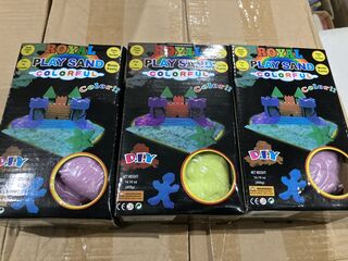 Ca. 192x Playsand colorful sets