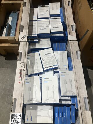 Ca. 175x USB-C to lightning oplaadkabels, Andobil, wit