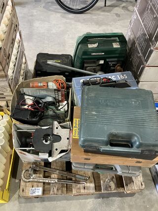 Pallet  met gereedschap