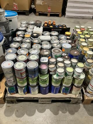 Pallet verfblikken