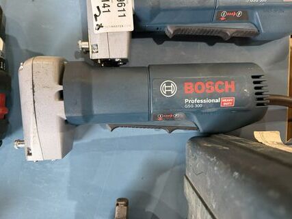 2x Elektrische knabbelschaar, Bosch, GSG 300, blauw/zilver