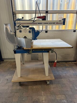 Radiaalzaagmachine, OMGa, RN 700 Ø350, blauw/wit/grijs, 2004, 400 V kr