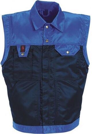 3x Bodywarmer, Mascot, blauw / zwart, 3XL