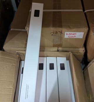 Ca. 40x Kabelgoot aluminium, Kopen Voor Weinig, zwart, 100 cm