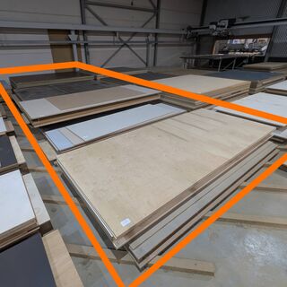 Ca. 107x Houten plaatmateriaal