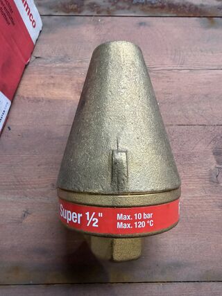 Automatische ontluchter, Flamco, Flexvent Super, messing