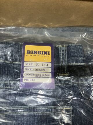 7x Dozen kleding, Birgini