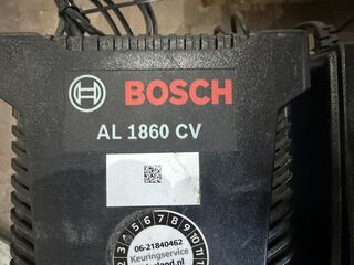 2x Acculader, Bosch, AL 1860 CV, zwart/blauw