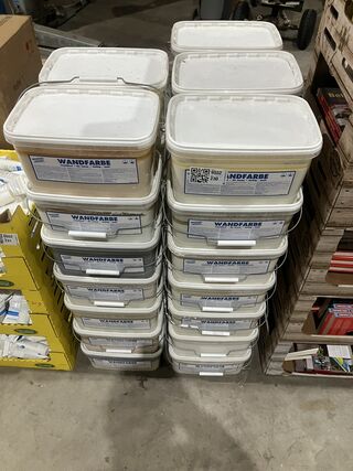 Ca. 35x Emmers wandverf, mat