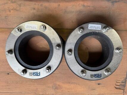 Ca. 20x Compakt afdichtingsringen, PSI, Compakt 125/55-64, zwart/zilve