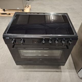 Inductie fornuis ( Showroom model ), Etna, FI590ZWA, Zwart, 2026