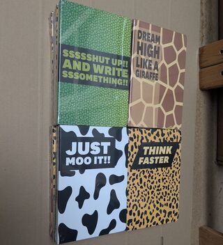 Ca. 16x Grappige notitieblokken, dieren