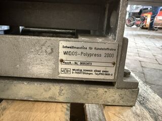 Kunststofbuis las- en persapparaat, WIDOS, Polypress 2000, grijs/blauw