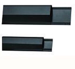 Ca. 40x Kabelgoot aluminium, Kopen Voor Weinig, zwart, 100 cm