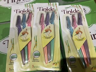 Ca. 280x Wenkbrauw scheermesjes, Tinkle