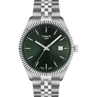 Heren horloge Tissot, Ballade 40mm, silver/green