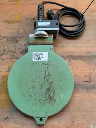 Industriële hijsmagneet, WIDOS, H2000E, groen/grijs, ronde magneetplaa