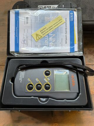 Digitale thermometer met koffer, Hanna Instruments, HI 935005, grijs,
