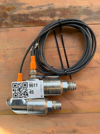 2x Druksensoren, Endress+Hauser, Ceraphant T, zilver/oranje, met aansl